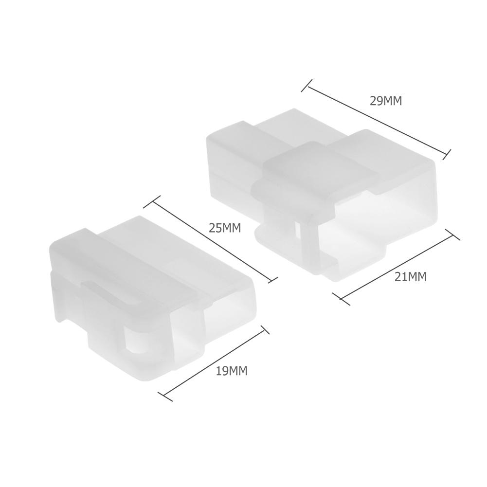 Power Connector Plugs Wear-resistant 10 Sets T Type DC Power Supply Socket Connector For VHF/UHF Kenwood ICOM Yaesu