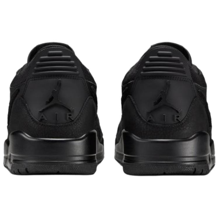 Jordan Legacy 312 Pelle Sintetica Basse Scarpe da Basket Vintage Uomo Nero IQ9784-001