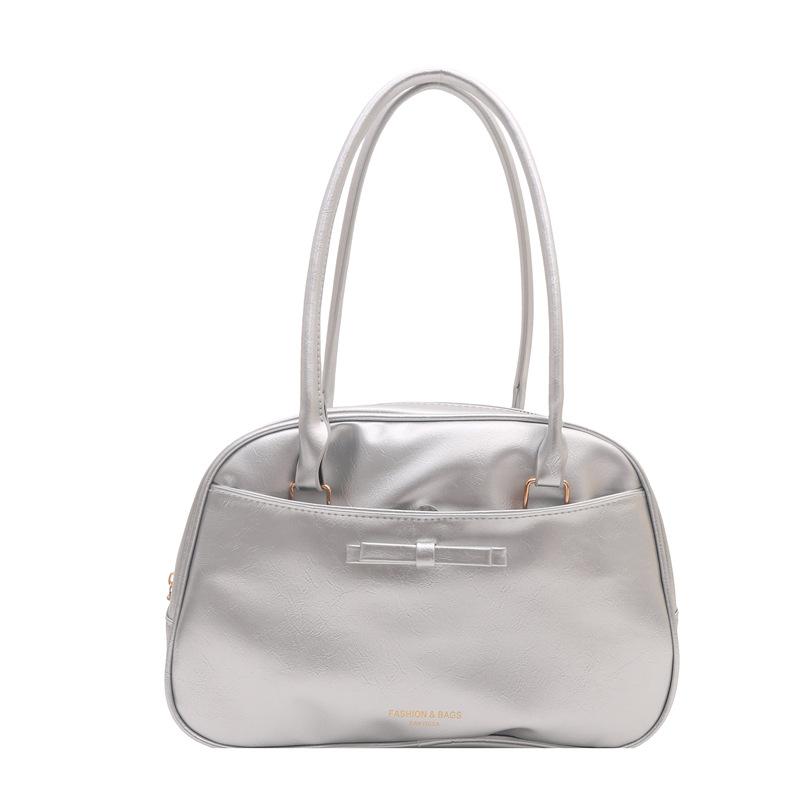 Premium Texture Portable Pillow Bag Women's Bag Spring New Fashion Simple Shoulder Bag Commuter Armpit Bag