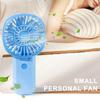 Portable Handheld Fan 3 Speed Mini Personal Fan with Folding Stand for Desktop USB Rechargeable Small Travel Essentials for Summer