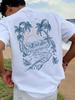 Coastal Men's Vacation Style Island Element Printed Short Sleeve T-Shirt