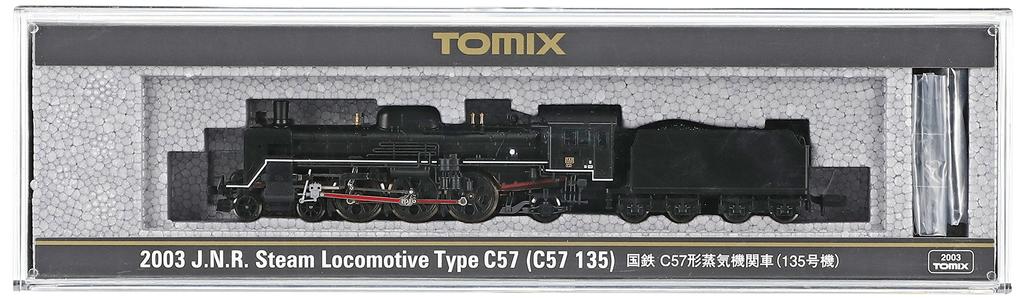 TOMIX N Gauge C57 Type 135 2003 Railway Model Steam Locomotive