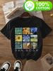 Van Gogh 100% Cotton Women's Retro Art Print T-Shirt Soft Crew Neck Short Sleeve Top Vintage Shirt Harajuku Summer Tee