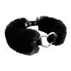 Fluffy Choker Collar Detachable Fuzzy Necklace Alloy Heart Faux Fur Choker Necklace for Women Men Daily Wear Date Parties