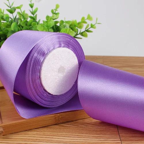 25Yards/roll 75mm Single Face Satin Ribbon Webbing Decoration Gift Christmas Ribbons Table and Chair Backrest DIY Decoration Bow