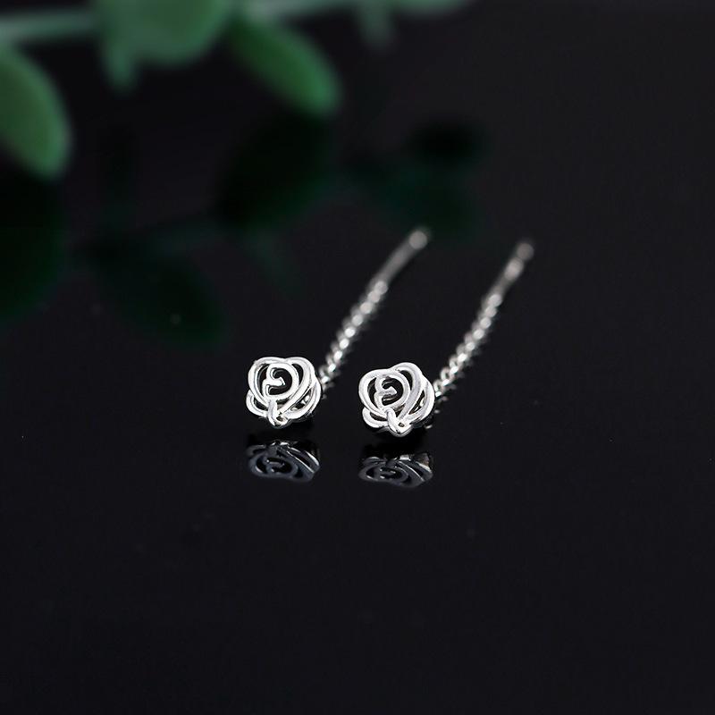 Europäische und Amerikanische Schwarze Tropfen Quaste Lange Ohrringe Neue Mode Party Luxus Accessoires Für Damen Temperament Schmuck