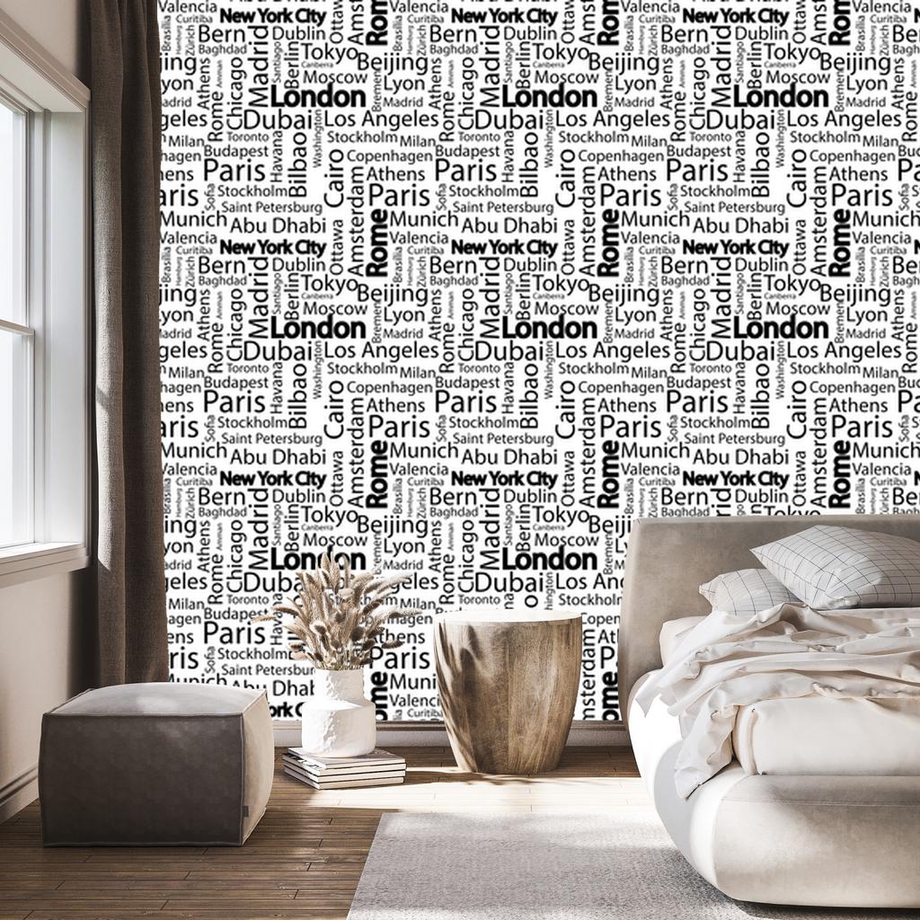 City world wallpaper for living room and bedroom 50x1000