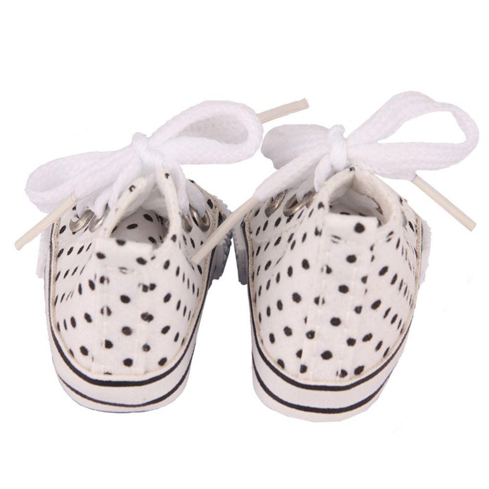 Cute Doll Mini Canvas Shoes Mini Doll Sneakers Doll Casual Canvas Shoes  Girl Toy