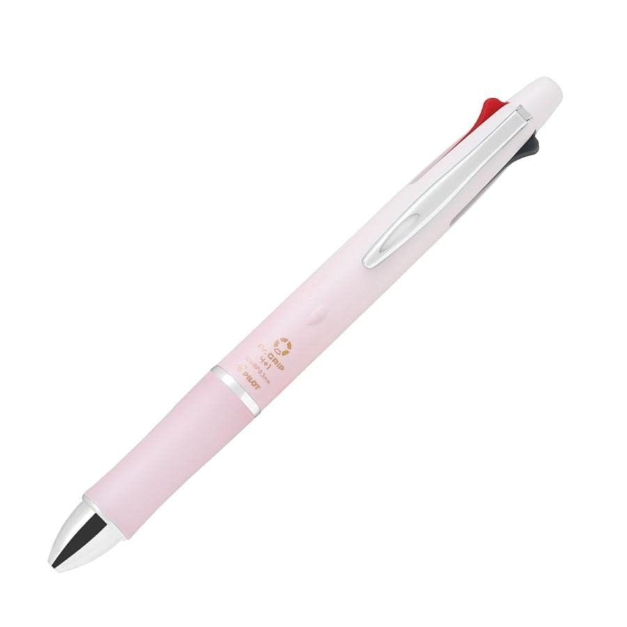 Pilot Grip 4 Colors Pale Coral Dr. Multi-Function Pen, 4+1, + Sharpie, 0.3mm, Pink, PBKHDF-1SMF3-PCP