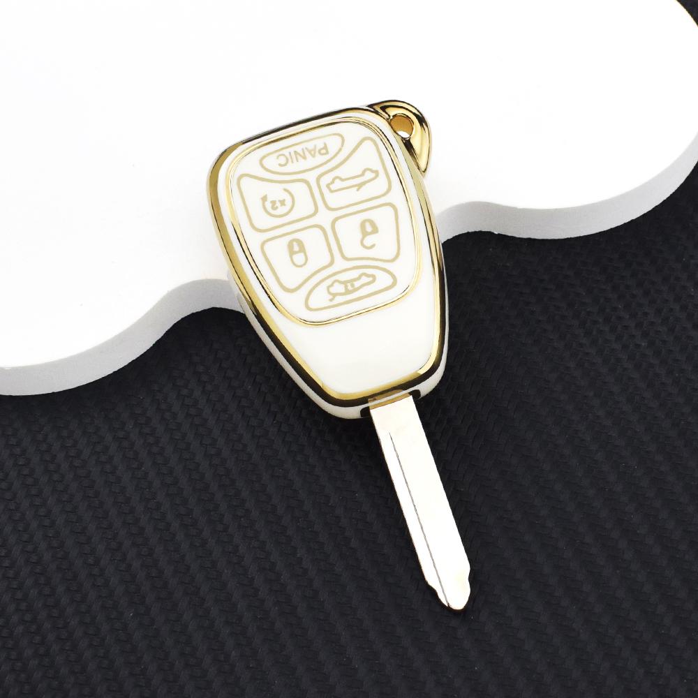 New Anti-Scratch Soft TPU Car Key Case Cover for Chrysler 300/PT Cruiser/Sebring Dodge Caliber/Nitro/Jcuv Jeep Compass/Liberty