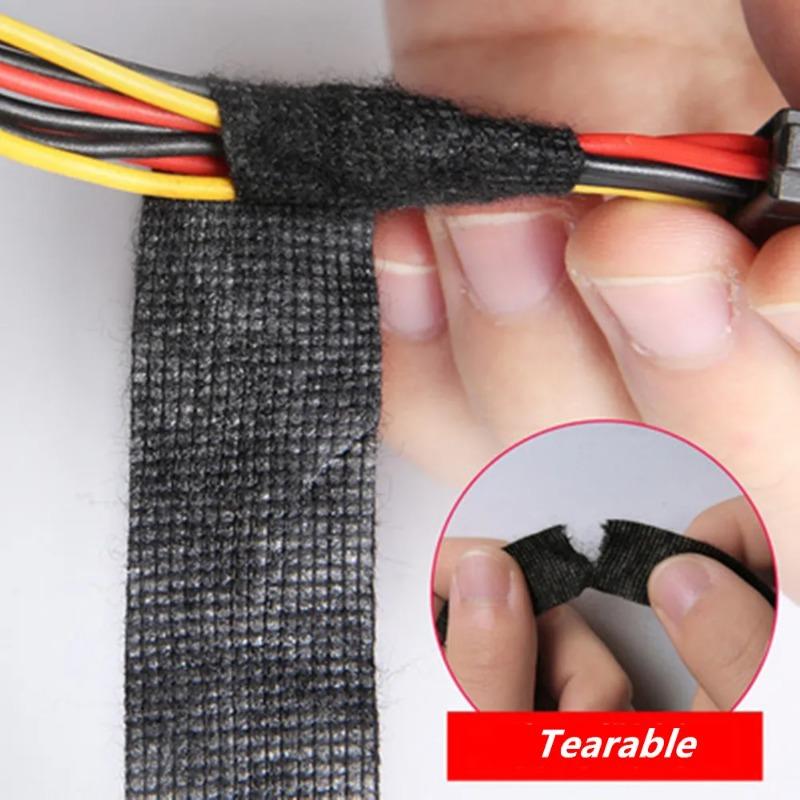 Heat-resistant Flame Retardant Adhesive Cloth Tape For Car Home Cable Harness Wiring Loom Protection Insulation Tape Sticker