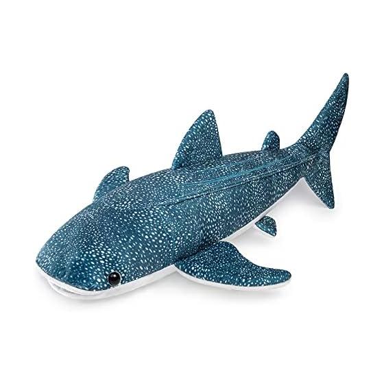 ZHONGXIN MADE Simulation Large Whale Shark Plush Toy 52cm Realistic Long and Lifelike Blue Texture Whale Shark Stuffed Animal Super Soft Marine Life