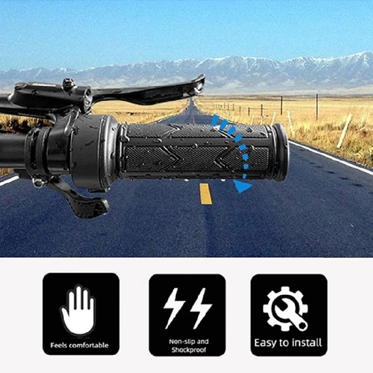 ABS Twist Throttle Grip Universal Fit Bicycles E Bike Ergonomic Non Slip Right Handle Throttle Replacement Accessories