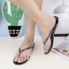 Clear Jelly Thong Sandals - Flat Sole, Transparent Beach Flip-Flops