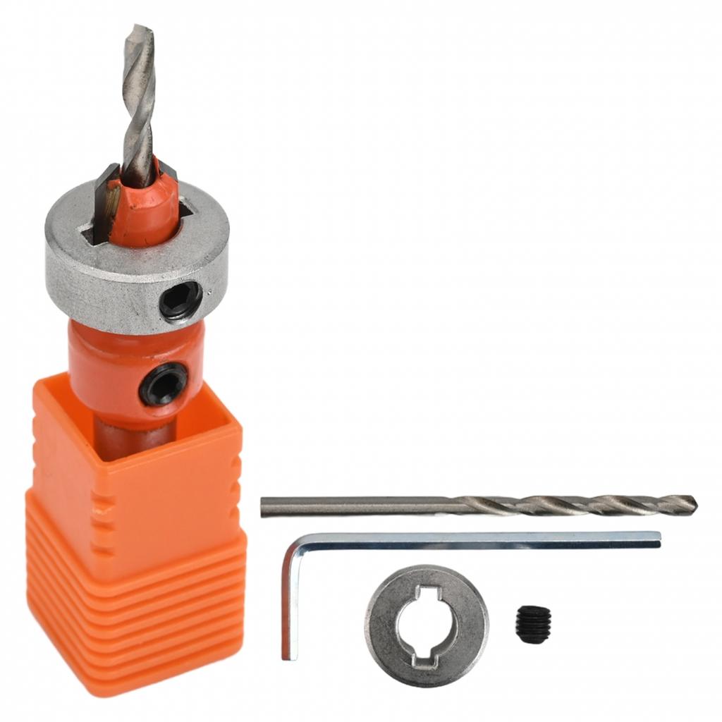 Countersink Drill Bit for Various Materials Including Plastics and MDF