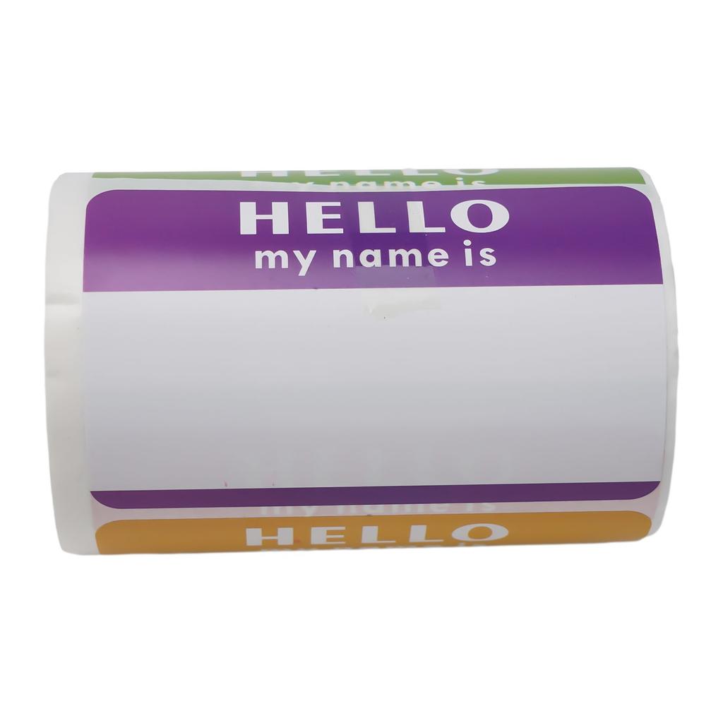 300 PCS Hello My Name Is Stickers Name Tags for School For Office Meetings with Strong for Item Identification