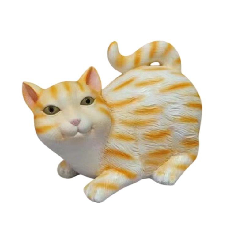 

Decorative Cat Tissue Holder, Funny Cat Tissue Box Cover, Cute Resin Cat Butt Tissue Holder For Bathroom Vanity Countertop StyleA