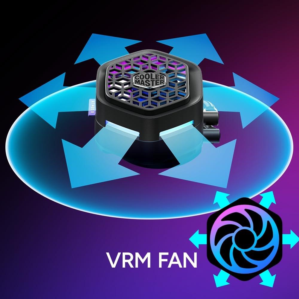 Cooler Master 360mm Water Cooling Cpu Cooler With Vrm Fan Argb [mlx D36m A25sz V