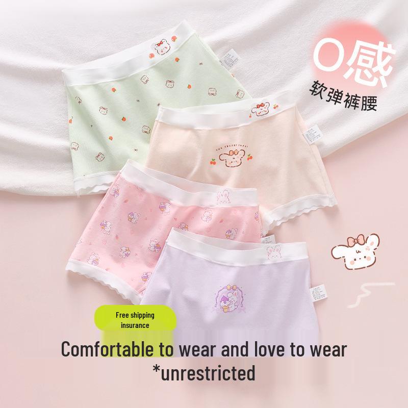 Reine Baumwoll-Boxershorts für Mädchen - Kein Hochrutschen, Ideal für Kinder und Teenager