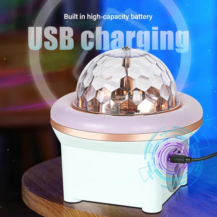 RGB Disco Light Dj Luces Lamp Birthday Party Lights Decorations Ball Projector Music Player Christmas Stage Lampen Club Lighting