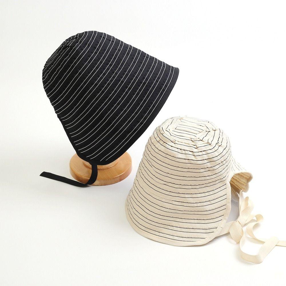 Solid Color Summer Sun Hat Wide Brim Bucket Hat Casual Sunshade Hat  Summer