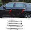 Chrome Door Handle Cover Molding Trim 4pcs For Toyota Highlander -2025