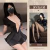 Night Club Style Deep V Diamond Chain Dress Perspective Empty Sexy Underwear Hot Big Halter Jumping Disco Dress Belly Cover Skirt