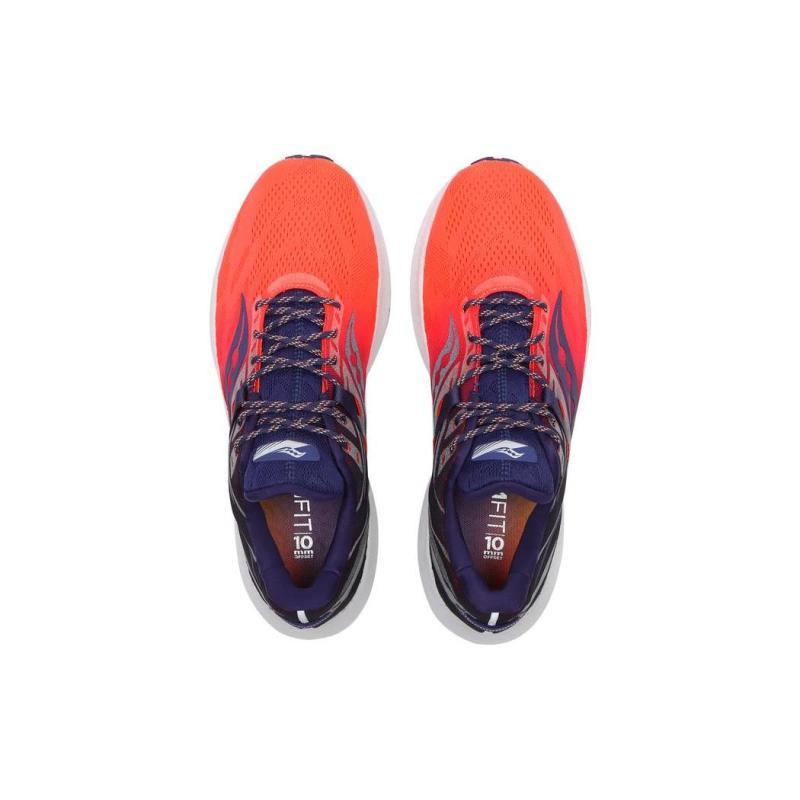 SAUCONY Triumph 20 Cushioning Anti-Slip And Wear-Resistant Low-Top Marathon Running Shoes Men's Orange Red Saucony S20759-65