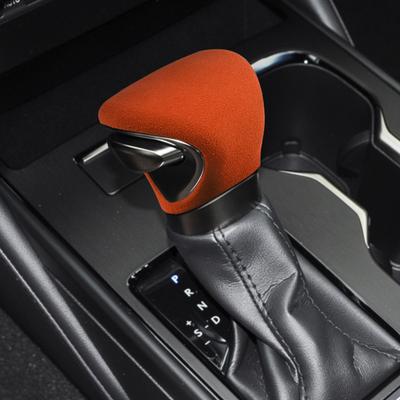 Housse de pommeau de levier de vitesse en cuir suédé Housse de tête de levier de vitesse pour Lexus ES300 200 UX LX NX 18-25 Accessoires intérieurs de voiture
