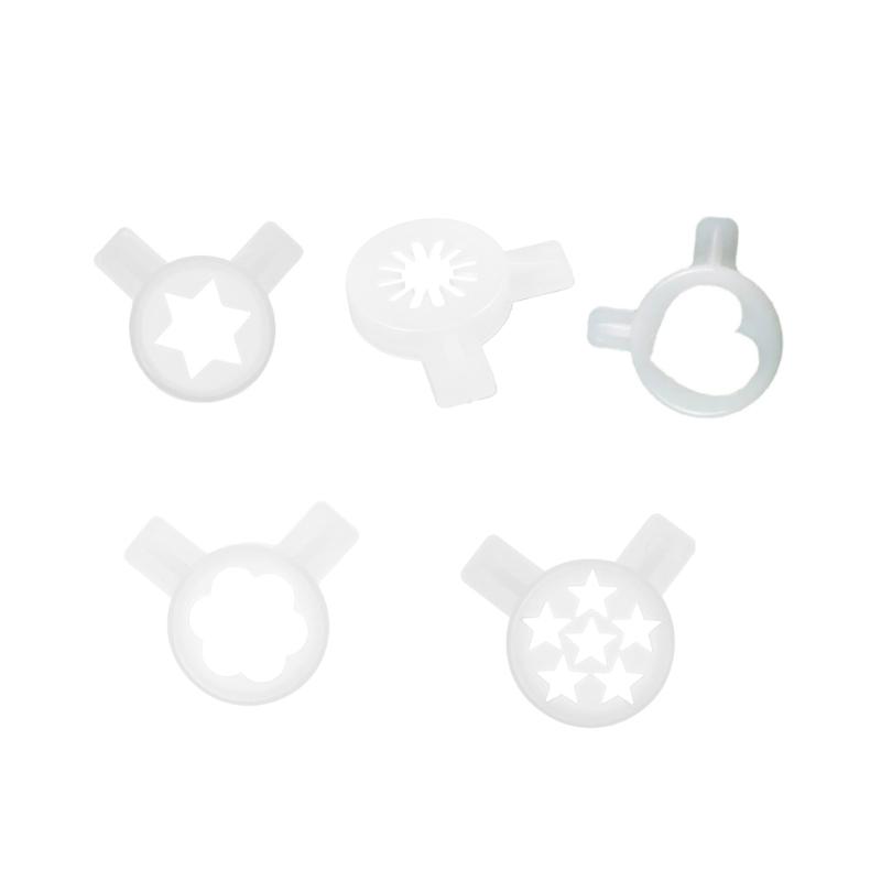 

5Pieces Soft Ice Cream Machine Nozzle Tips Quick Assembly Ice Cream Machine Component Suitable for Most Home Appliances 1