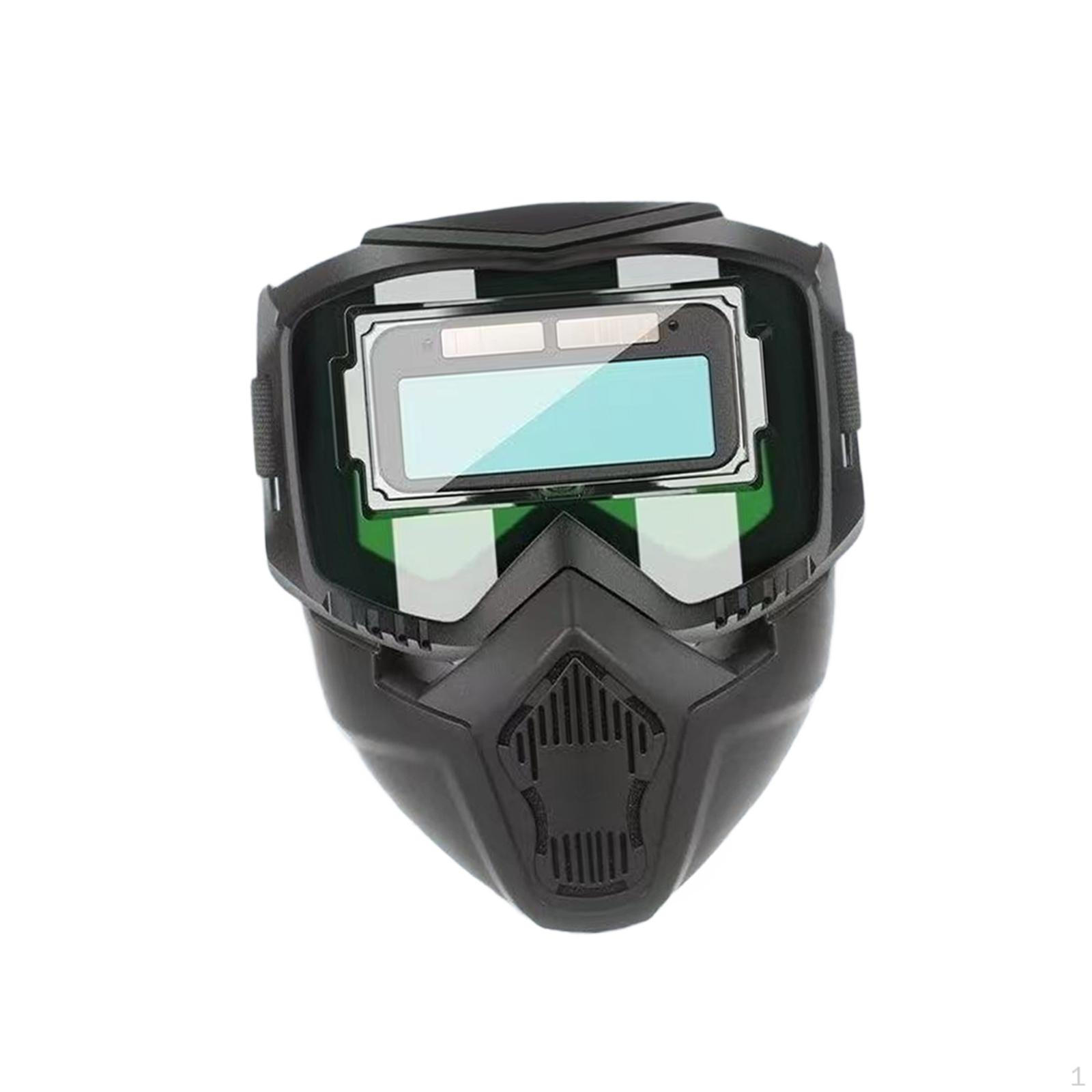 

Сварочный шлем Hamlet Большой обзор Компактный Съемный Регулируемый Антирабочее оборудование Сварочная маска Полная Color Lenses