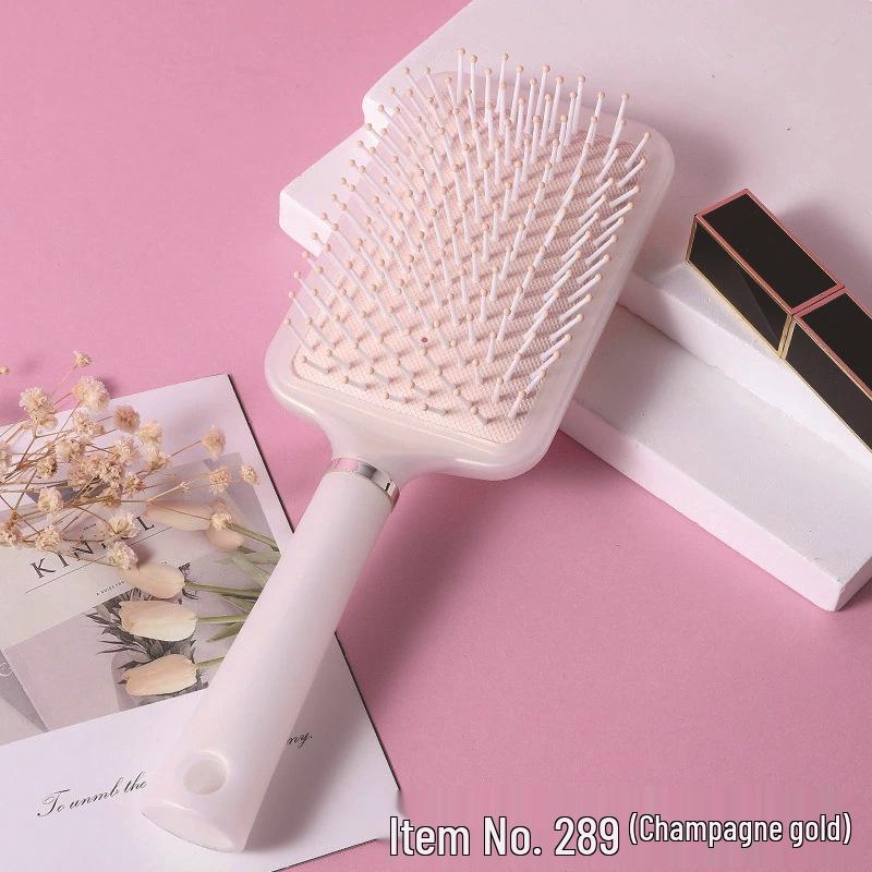 Mermaid Macaron Color Air Cushion Comb: Fluffy, Elastic Massage Comb for Women's Hairdressing, Customizable for Enhanced Hair Care