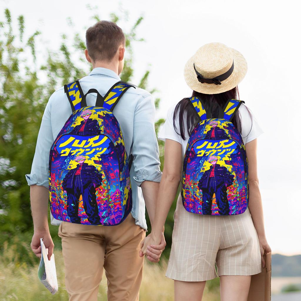 Fashion Jujutsu Kalsen Backpack  Mochilas Super Quality For School Sturdy Shoulder Rucksack
