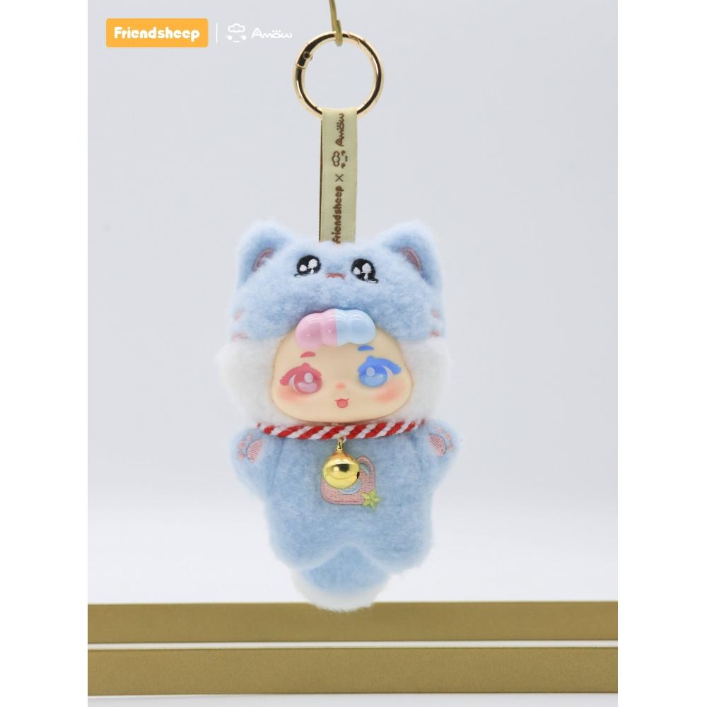 Null Amow Cat Fur Ball Party Series Trading Plush 1box 6pcs