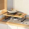 Stackable Cabinet Spice Shelf Anti-Slip Countertop Organizer Modern Desktop Computer Risers  Pantry