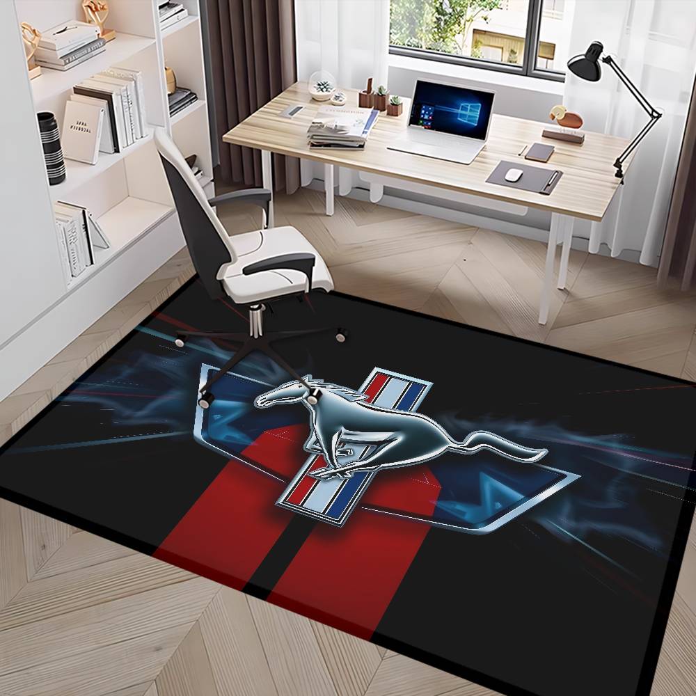 Horse Mustang Hallway Carpet Washable Non-Slip Living Room Sofa Chairs Area Mat Kitchen Doormat Area Rug