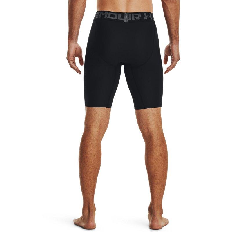 Under Armour HeatGear® Armour Letter Logo Print Compression Shorts Men Shorts Black 1289568-001