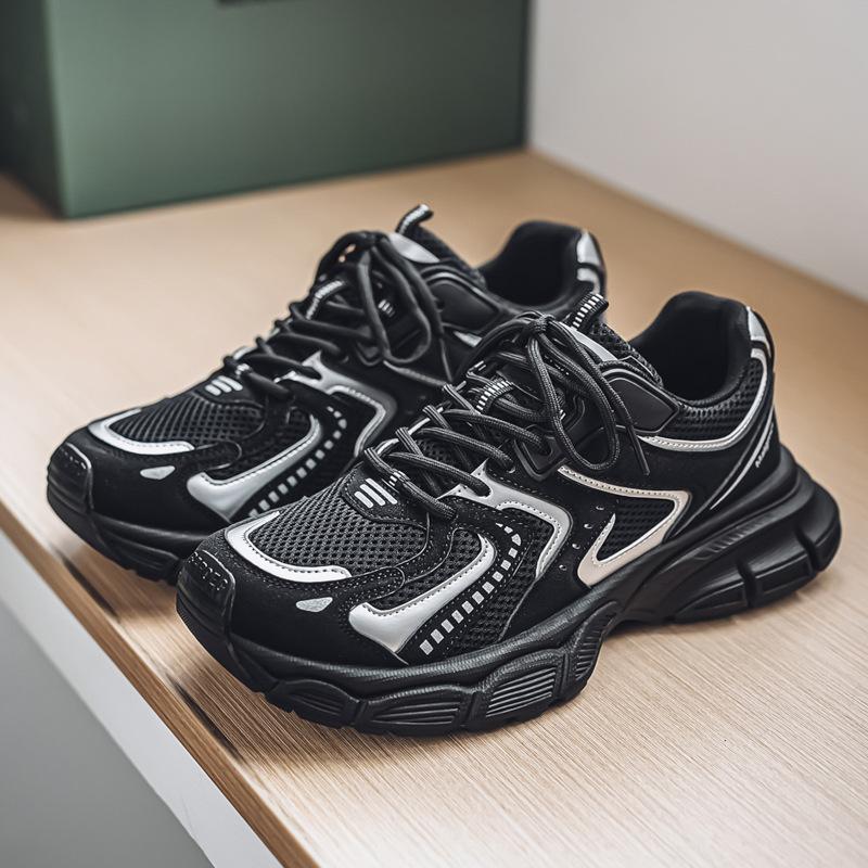 Summer High-End Trend Fashion Dad Shoes Versatile Casual Shoes Four Seasons Men'S Breathable Comfortable Deodorant Increased
