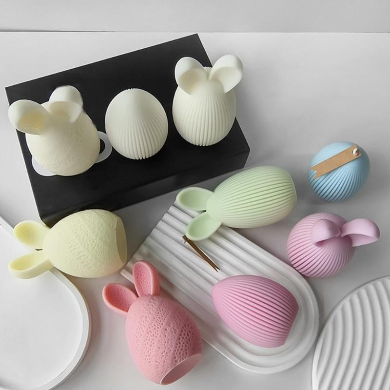 Unique Easter Decorations and Treats Mold Creative Easter Eggs Ornaments Mold Resin Mould for Home Decors Project