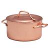 1:12 Dollhouse Miniature Copper Double-Ear Soup Pot Toy