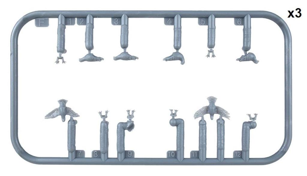 Miniart 1/35 Scale Plastic Model Kit MA38036, Set of 36 Pigeons