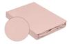 Prześcieradło jersey z gumą 110/120x190/200 premium pudrowy róż