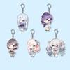 5 peças PJSK Personagens de Anime Project Sekai Kawaii Conjunto de Chaveiros de Acrílico Porta-Chaves Acessórios Pendurados Para Cosplayer Chaveiro Presentes