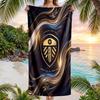 Asciugamano da Spiaggia Leeds United Football Morbido Microfibra Asciugamano Estivo Asciugatura Rapida Assorbente per Spiaggia Piscina Viaggio