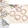 Korean Version Of The Three-strength Rubber Band High-elastic Pearl Head Rope For Women And Girls