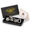 Luxury Motorbike Bottle Opener Gifts Box for Boyfriend Black Motorcycle Original Beer Bottle Opener Bar Party Accessories Tools