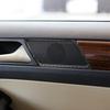 2Pcs Carbon Fiber Interior Door Speaker Cover Trim For Volkswagen Jetta Sedan