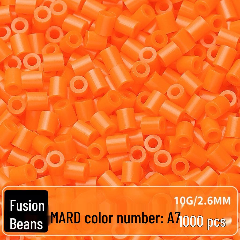 Confezione di Ricarica Perline Termofusibili da 264 Colori - 1000 Perline, 2,6 MM, Materiali per Puzzle 3D Fai da Te
