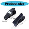 Black Glasses Holder for Car Sun Visor for Seat Backs Sunroofs Car Accessori