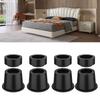 Set of 9 Sturdy Rubber Bed Risers 2Inch Thick Leg Extenders Accessory for Desk Chair Sofa Storage Solution Use